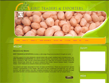 Tablet Screenshot of kirittraders.com